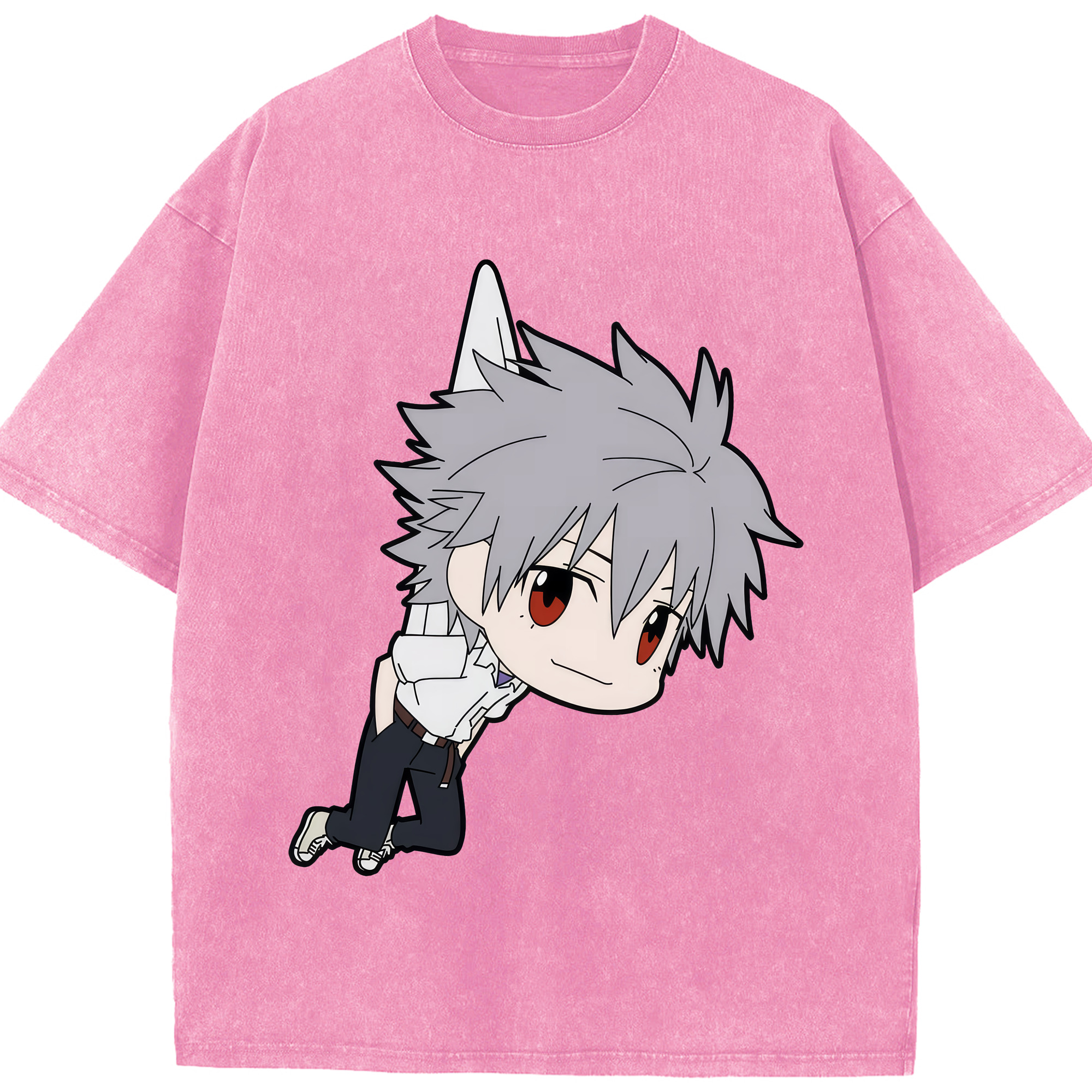 （画像用） EVA 新世紀エヴァンゲリオン 綿100% ヴィンテージ風 半袖Tシャツ（フロントプリント）